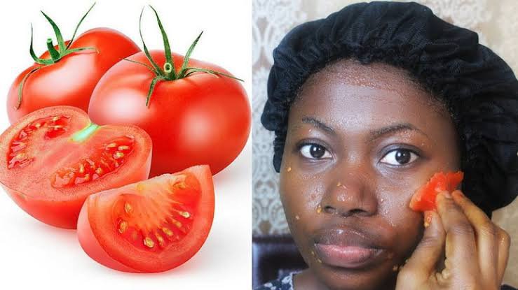 Tomatoes can make oily skin lighter