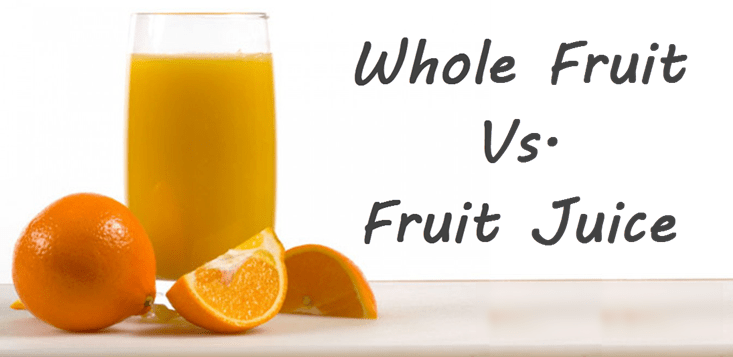 whole fruit and fruit juice