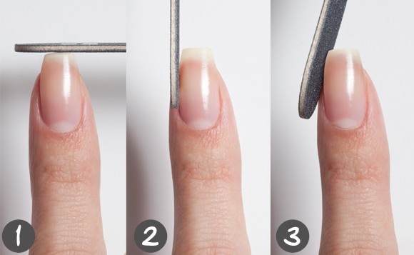 how to file fingernail growing sideways