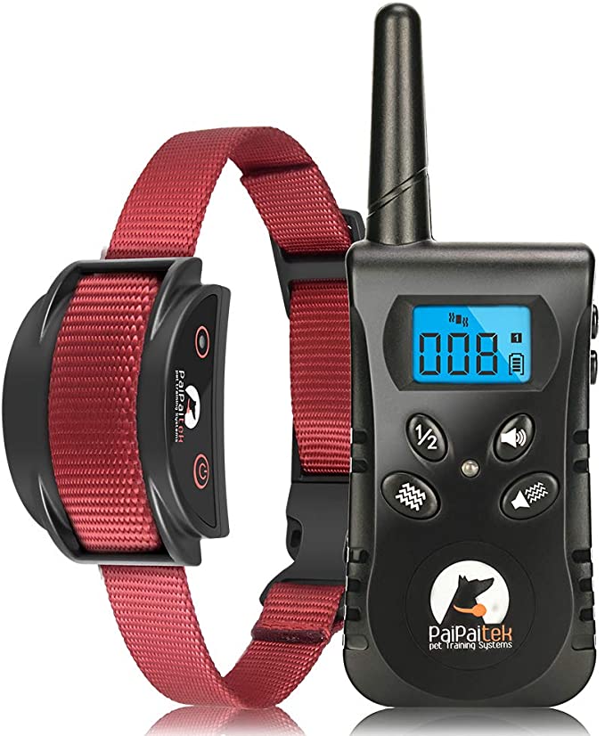 Paipaitek No Shock Dog Training Collar With Remote