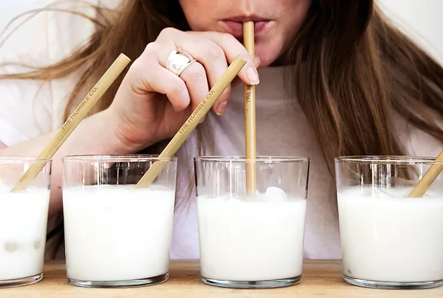 Do not drink milk with a straw after tooth extraction